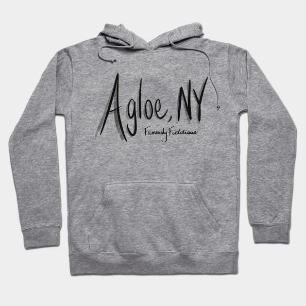 Agloe, NY - Famously Fictitious Hoodie by Penny Jane Studios